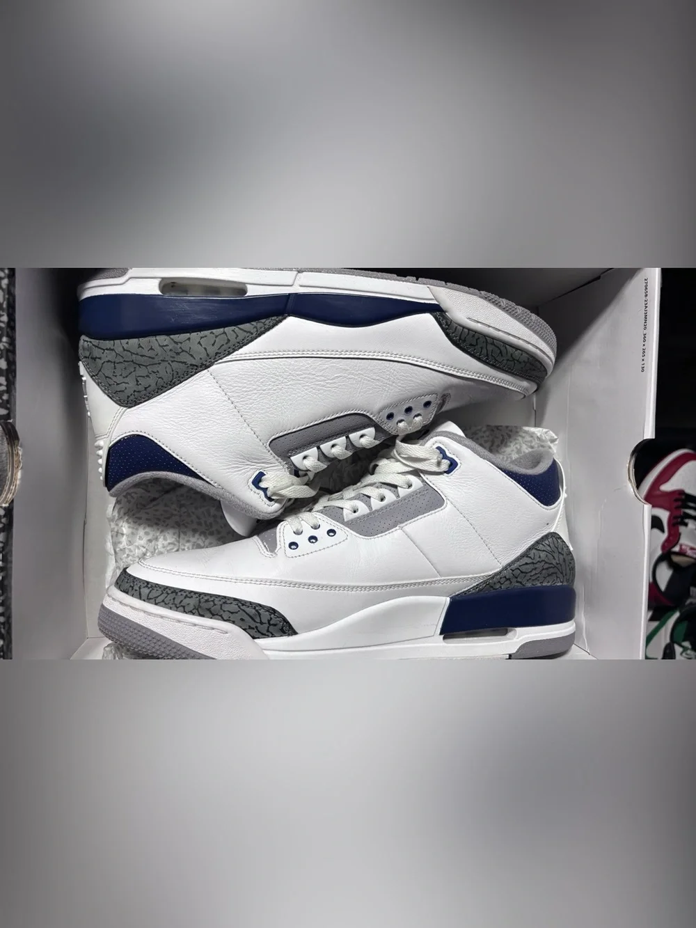 AIR JORDAN 3 Retro “MIDNIGHT NAVY” -13M